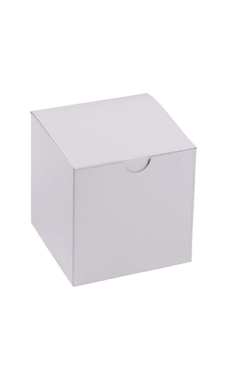 ホワイトボックス 4個セット 4 x 4 x 4 inch Gift Boxes - Case of 100 | Store Supply Warehouse