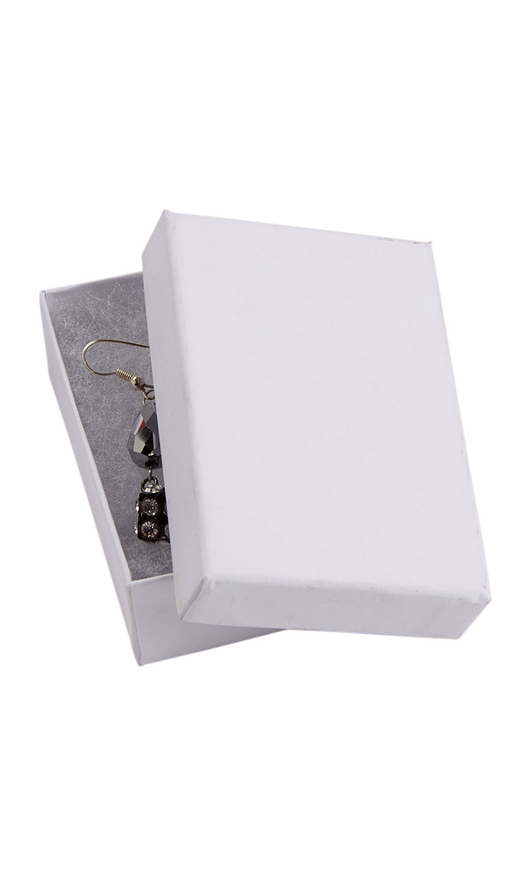 1/16 x 1/8 x inch Cotton Filled Kraft Jewelry Boxes