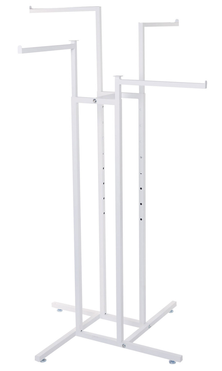 4-Way Clothing Rack with Straight Arms