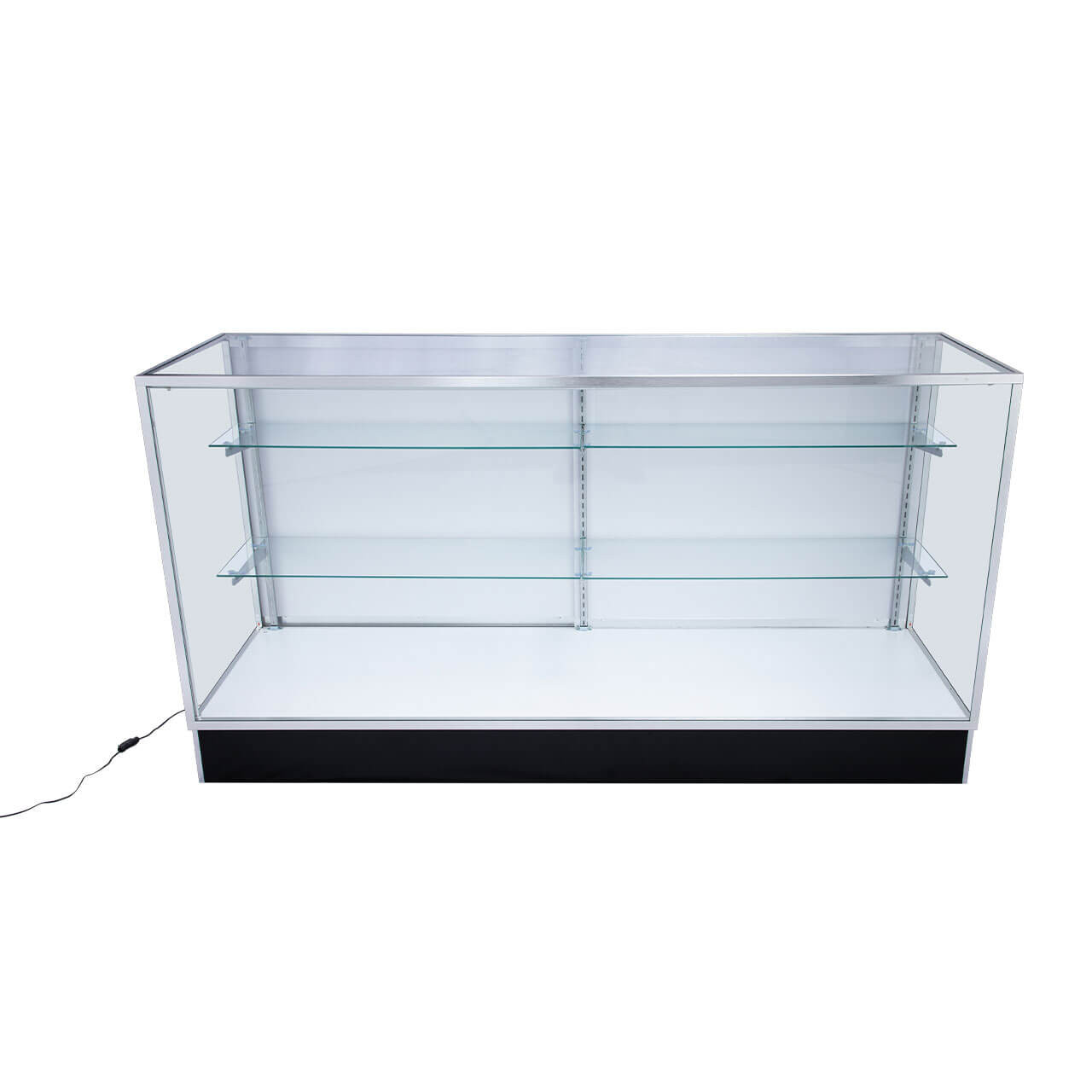70 Inch Extra Vision Black Metal Framed Display Case - Fully Assembled ...
