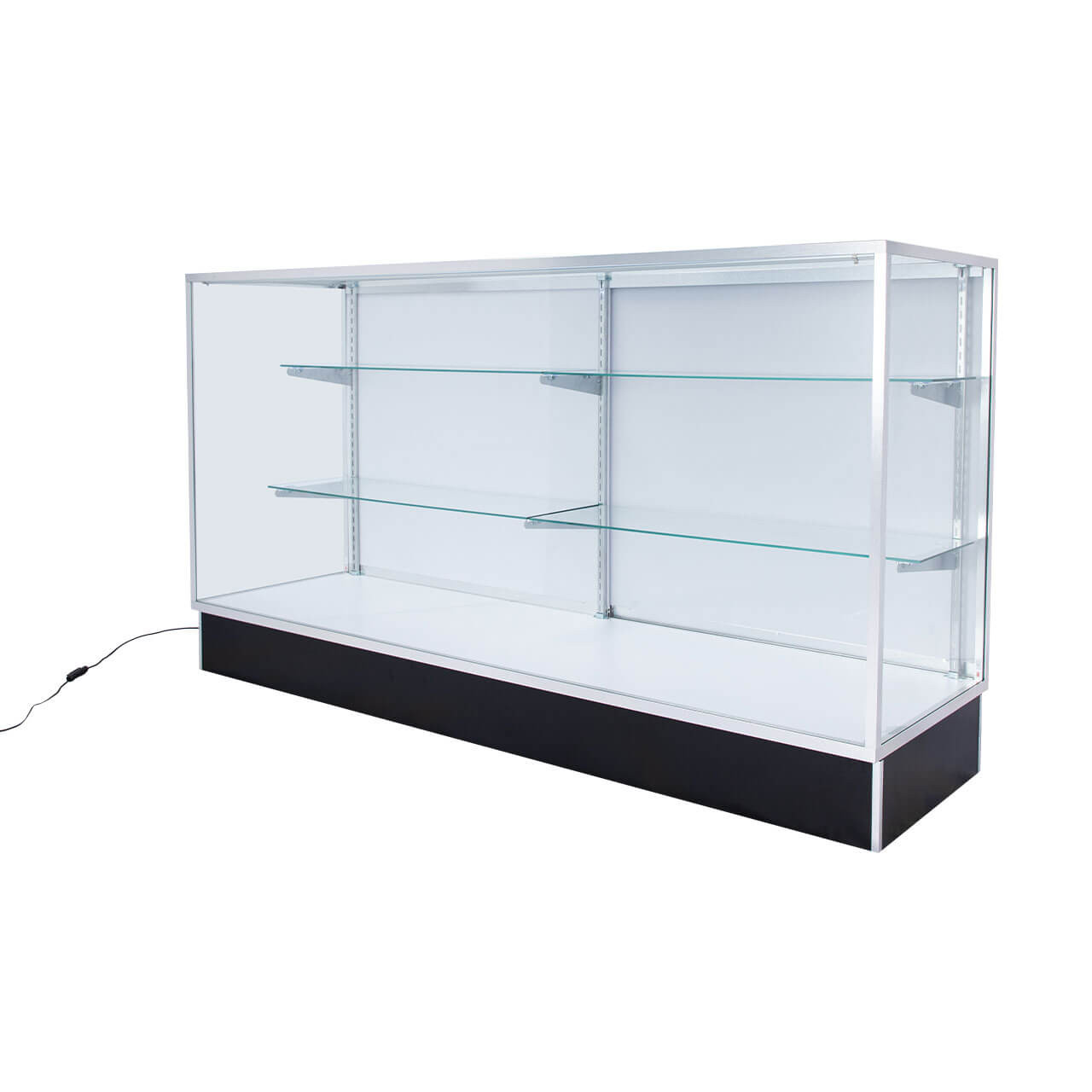 70 Inch Extra Vision Black Metal Framed Display Case - Fully Assembled ...