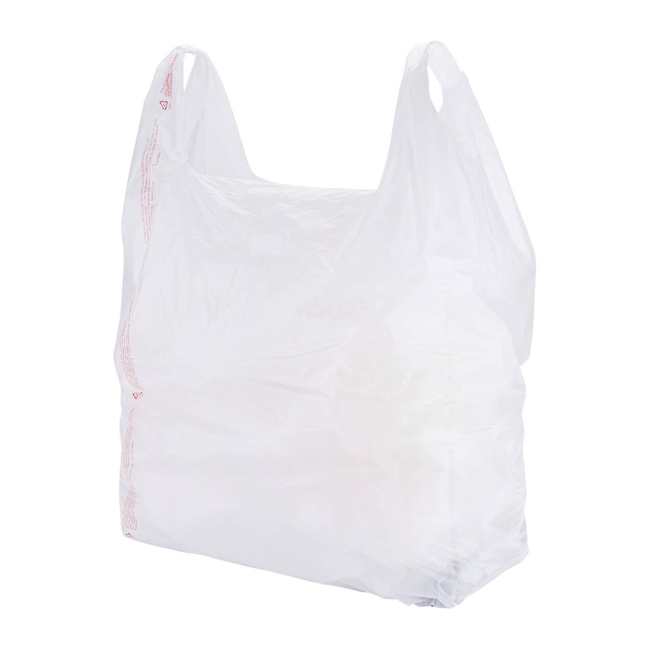 Large White Plastic T-Shirt Bags | Store Supply Warehouse