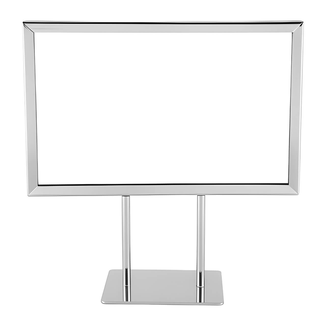 11 x 7 Twin Stem Metal Countertop Sign Holder | Store Supply Warehouse