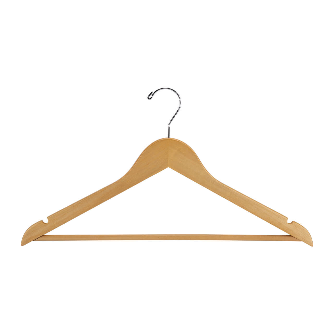 50s vintage wood hanger made in usa　5本 17 inch Natural Wood All Purpose Hangers | Store Supply Warehouse