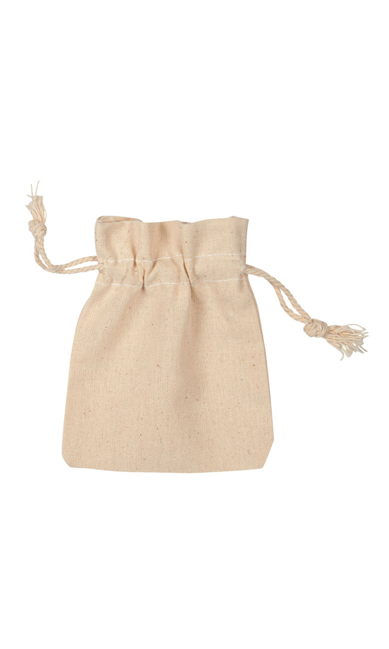 x inch Natural Cotton Drawstring Pouches1