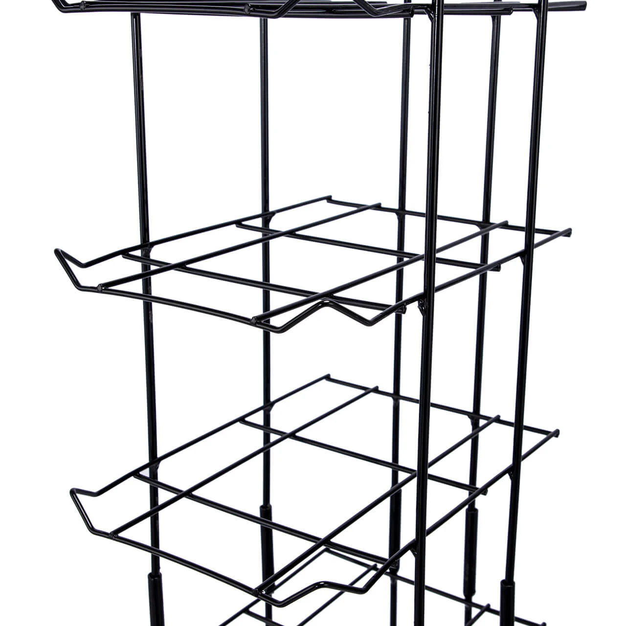 Black Floor Standing Cap Rack | Store Supply Warehouse