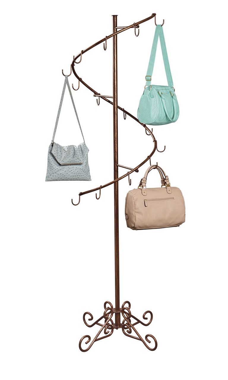 Wardrobe Handbag Rack Stand Shelf Hang Purses On Wall Household