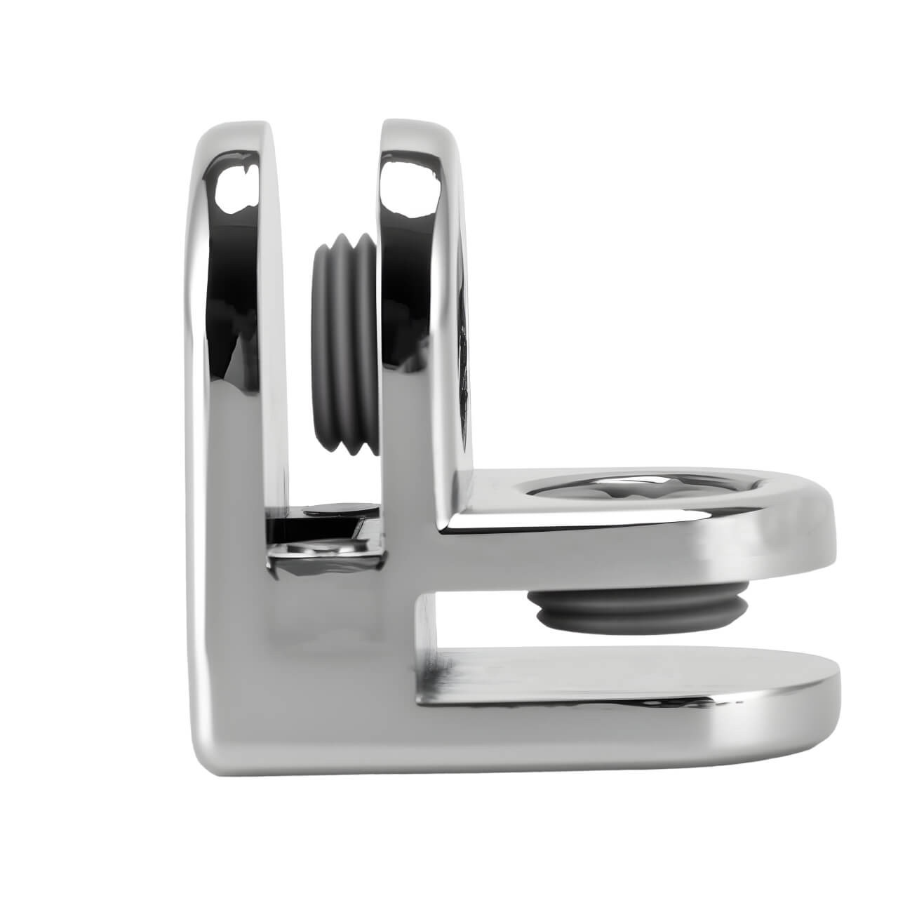 Metal Cuba Rd Clips 2-Way Chrome Metal Cube Clip | Store Supply Warehouse
