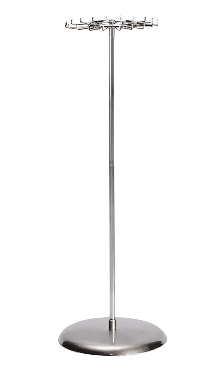 Rotate Scarf Rack Rotating Chrome Belt, Tie and Scarf Rack | Store Supply Warehouse