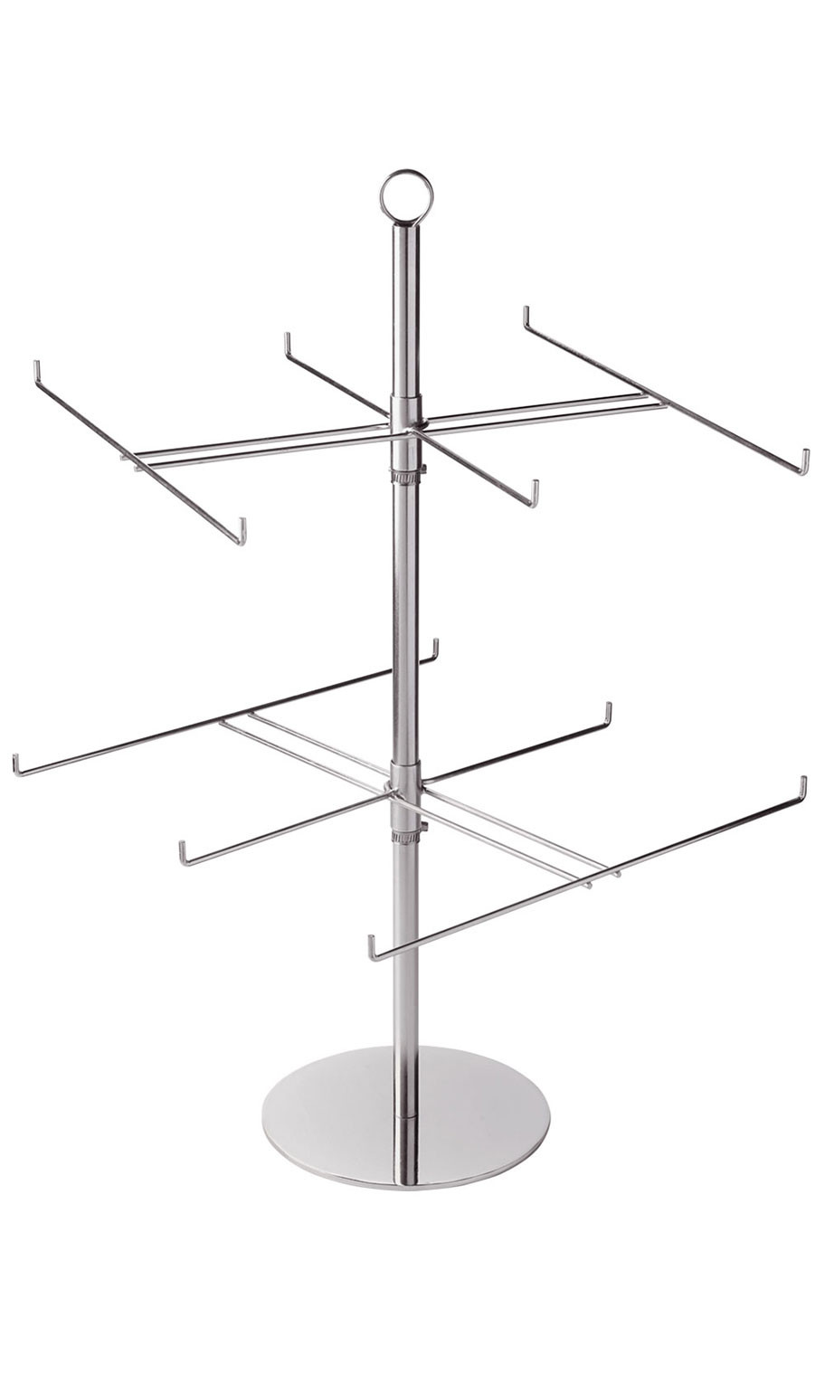 2-Tier Countertop Peg Spinner Rack | Store Supply Warehouse
