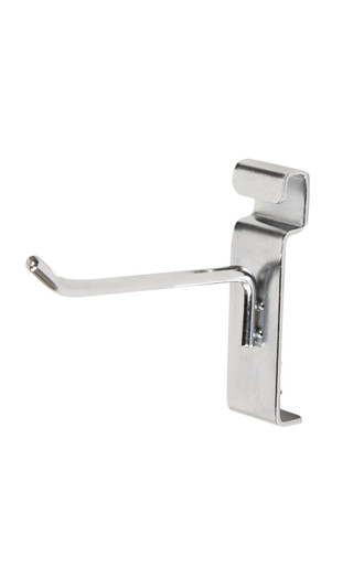 Only Hangers 50-Pack Chrome Gridwall Hooks For Retail Displays & Cube Units