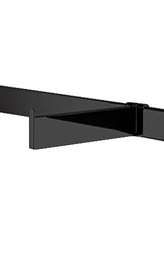 Gaderobe Aufhängen Only Hangers Black 7-Cube Waterfall Slatwall Faceout – 1 Stück, Schwarz, Für Ladenregale Only Hangers Slatwall Aufhänger
