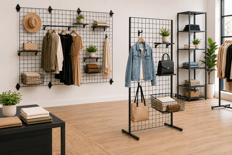 7 Common Wire Grid Paneling Mistakes That Make Stores Look Cluttered
