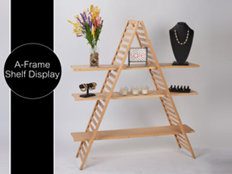 A-Frame Shelf Display