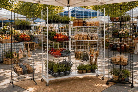 Designing a Wire Grid Setup That Adapts to a Full Market Season