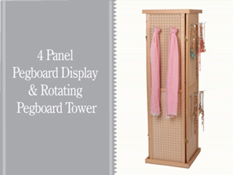 Rotating Pegboard Displays