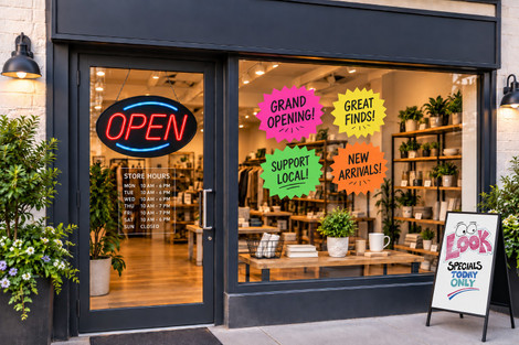 Signage for a New Business: What Your First Storefront Needs