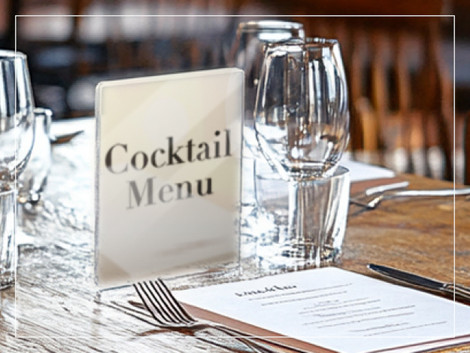 Why Acrylic Sign Holders Are the Best Choice for Food Service and Restaurants