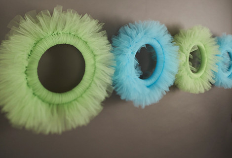 How to Make Tulle Wreathes