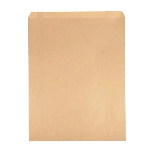 Large - Natural Kraft Paper Merchandise Bags - Case of 1,000