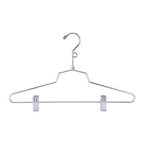 16 inch Chrome Metal All Purpose Hangers Case of 100