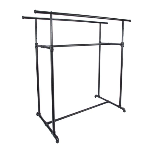 Boutique Pipe Double Rail H-Rack