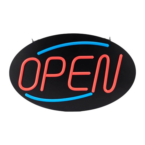 Oval LED Neon Open Sign