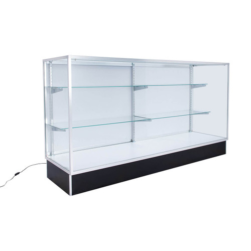 70 Inch Extra Vision Black Metal Framed Display Case - Fully 70 Inch Extra Vision Black Metal Framed Display Case - Fully