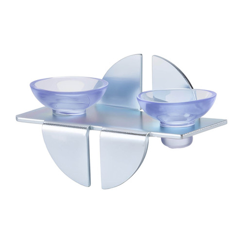 Front Glass Shelf Clips With Rubber Bumpers