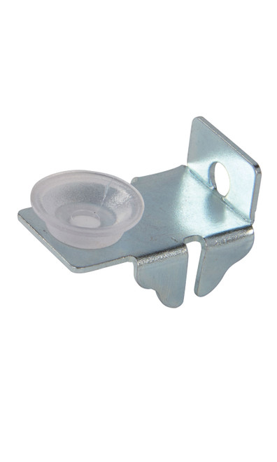 Left/Right End Glass Shelf Clips with Rubber Bumpers