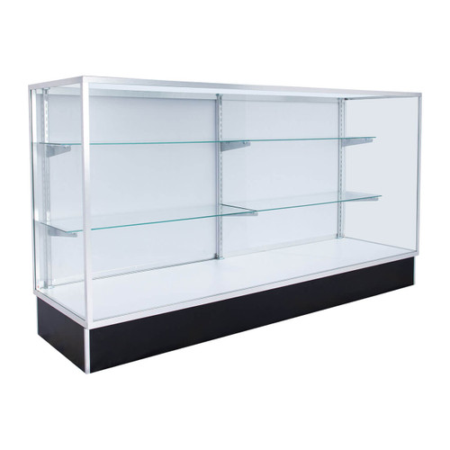 70 inch Extra Vision Black Metal Framed Display Case Fully Assemble