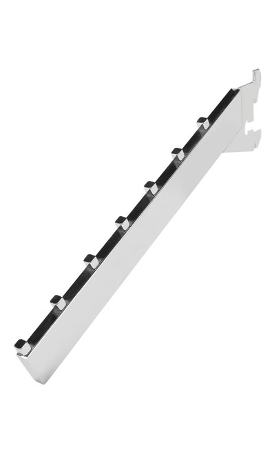 Chrome 7-Cube Dimensional Waterfall for Slotted Standard - 1 inch slots 2 inch on centerzoom