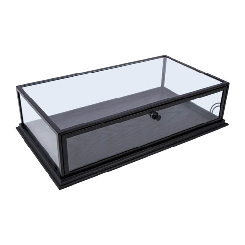 Black Wood Countertop Display Case