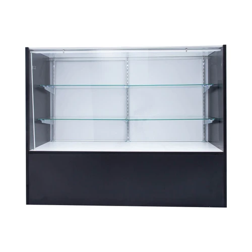48 inch Full Vision Black Display Case Ready to Assemble