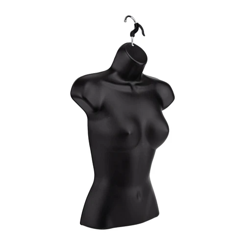 Female Molded Black Shirt Form