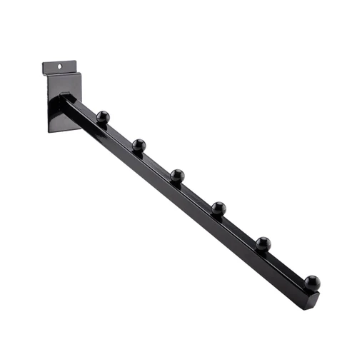 6-Ball Waterfall Black Faceout for Wire Slat Wall
