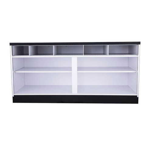 70inch Black 70 Metal Framed Service Counter Fully Assembled