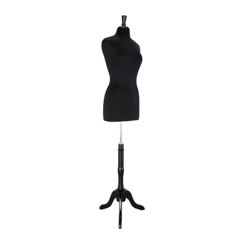 An image of the female black jersey dressform
