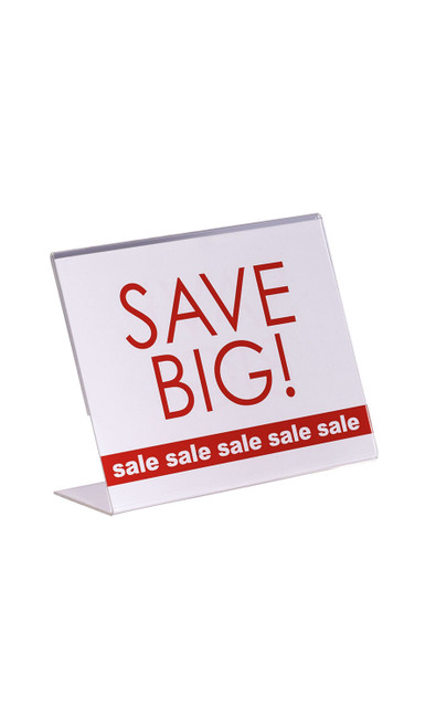 7 x 11 inch Acrylic Sign Holder with Clamp