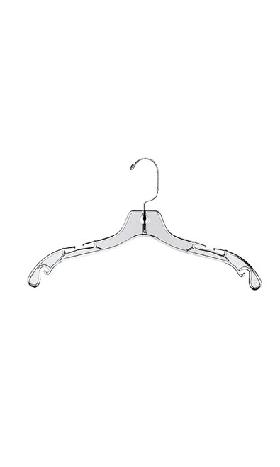 Economy 17 inch Plastic Dress Hangers