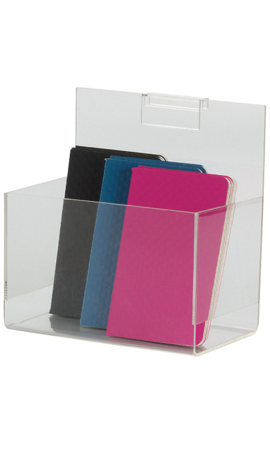 Clear Acrylic Single Display Bin for Slatwall or Wire Gridzoom