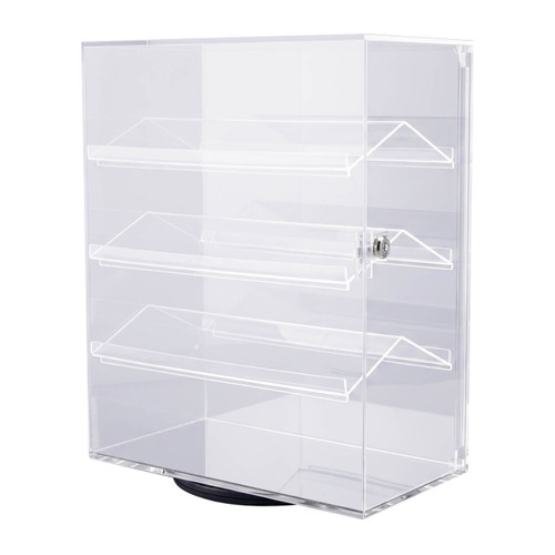 ラック Shelves Locking Countertop Jewelry Display Case Glass Display Case