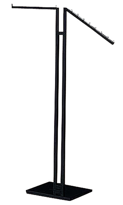 2-Way Square-Base Clothing Rack with Slant Arms