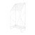 Floor Standing White Wire Tissue Paper Rack