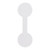 Large White Gummed Ring Price Tags