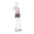 Female Glossy White Plastic Mannequin Pose 2
