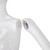 Female Glossy White Plastic Mannequin Pose 4
