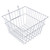 12 x 12 x 8 inch Chrome Mini Wire Grid Basket for Wire Grid