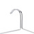 22 inch Chrome Metal Linen Hanger