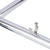 Economy Chrome Single-Rail Collapsible Salesman Clothing Rack